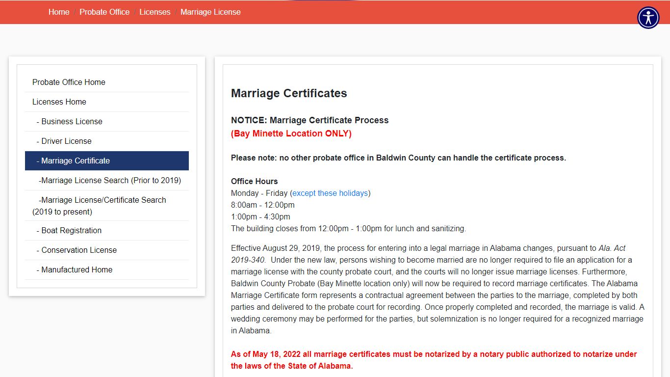 Marriage License - BCC